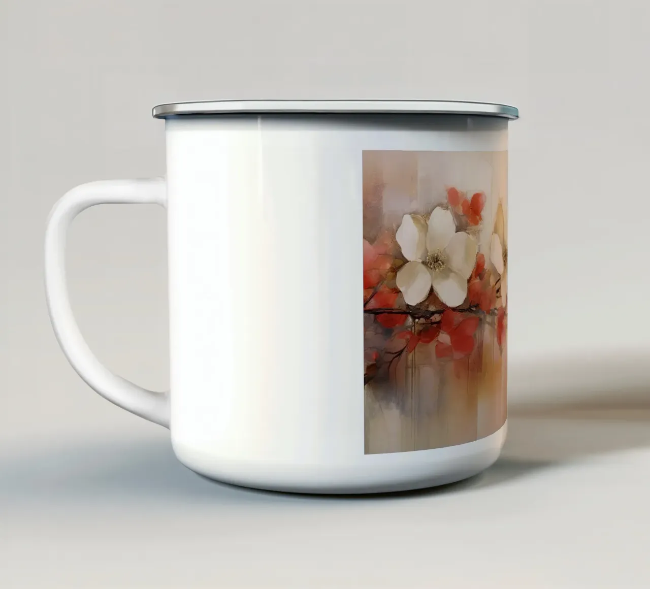 Fiore tazza in smalto da Imagine