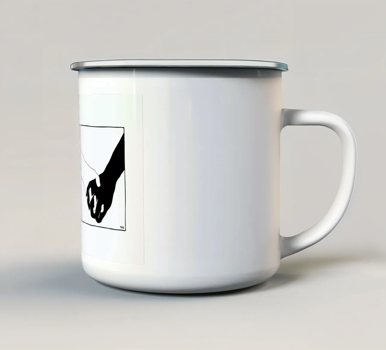 Together tazza in smalto da Ninhol