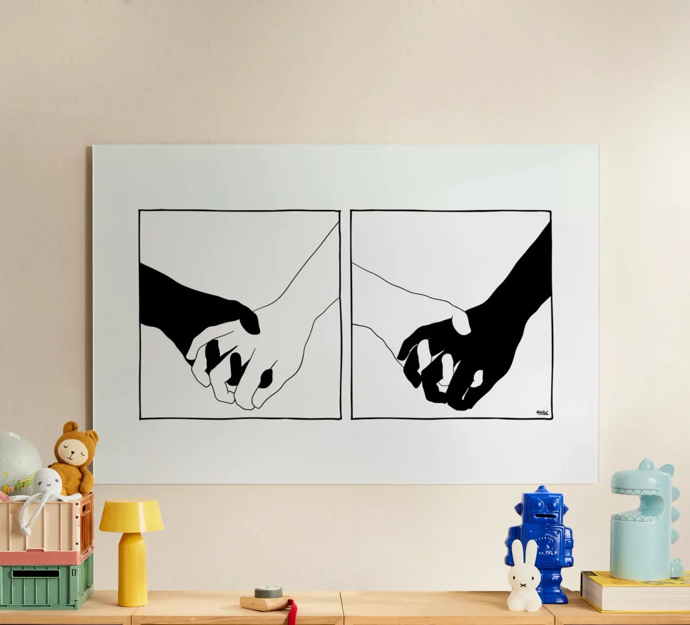 Together Acryl-Glas von Ninhol