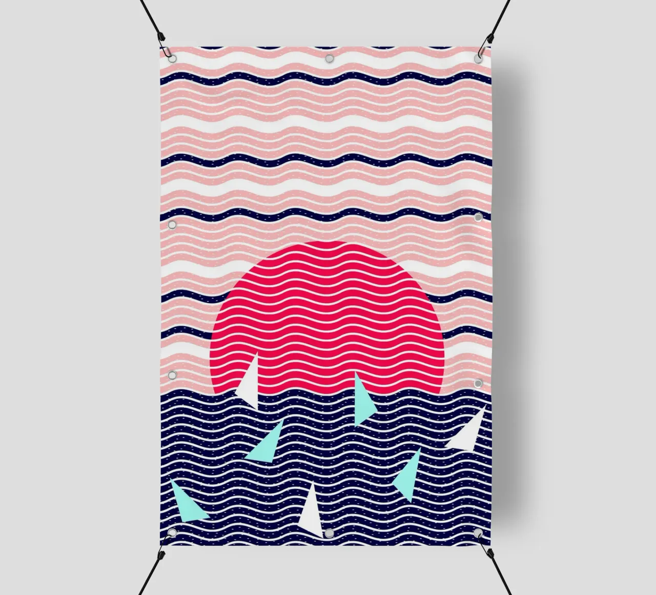 Ciao Oceano Onde del tramonto telo in pvc da SilverPegasus