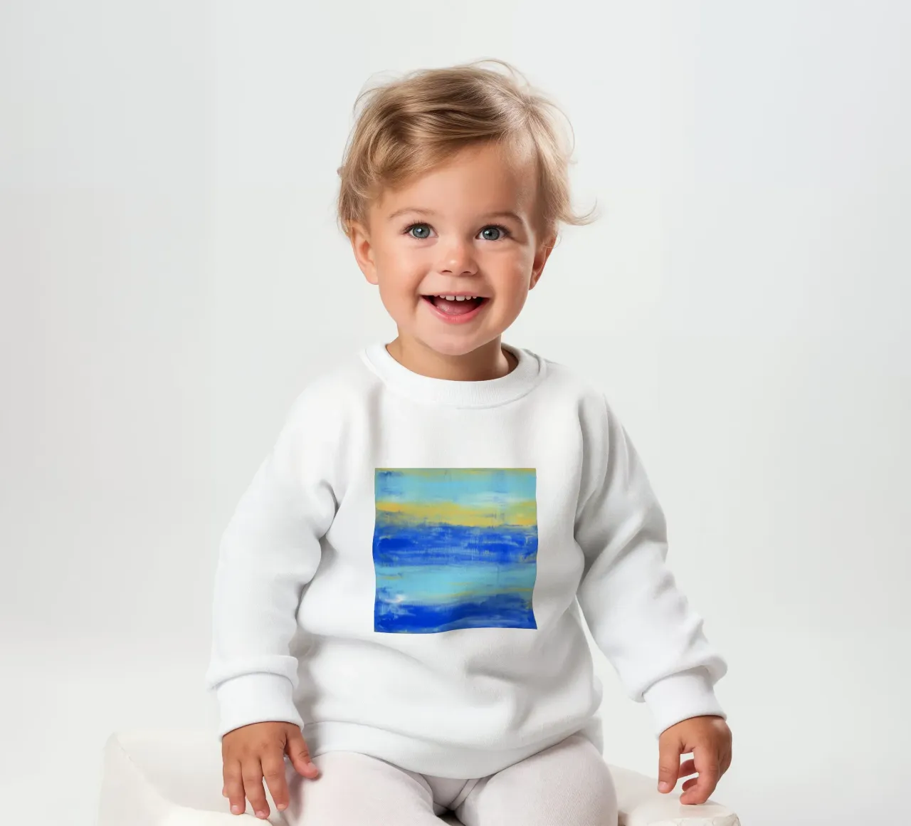 En la playa sudadera de bebé de Petra Lang