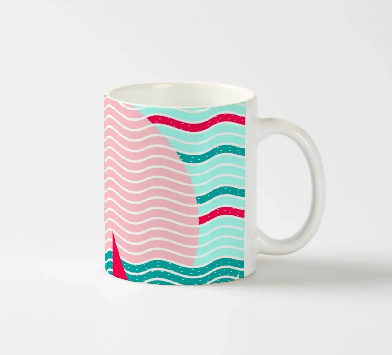 Ciao Oceano Vele Rosa tazza in ceramica da SilverPegasus