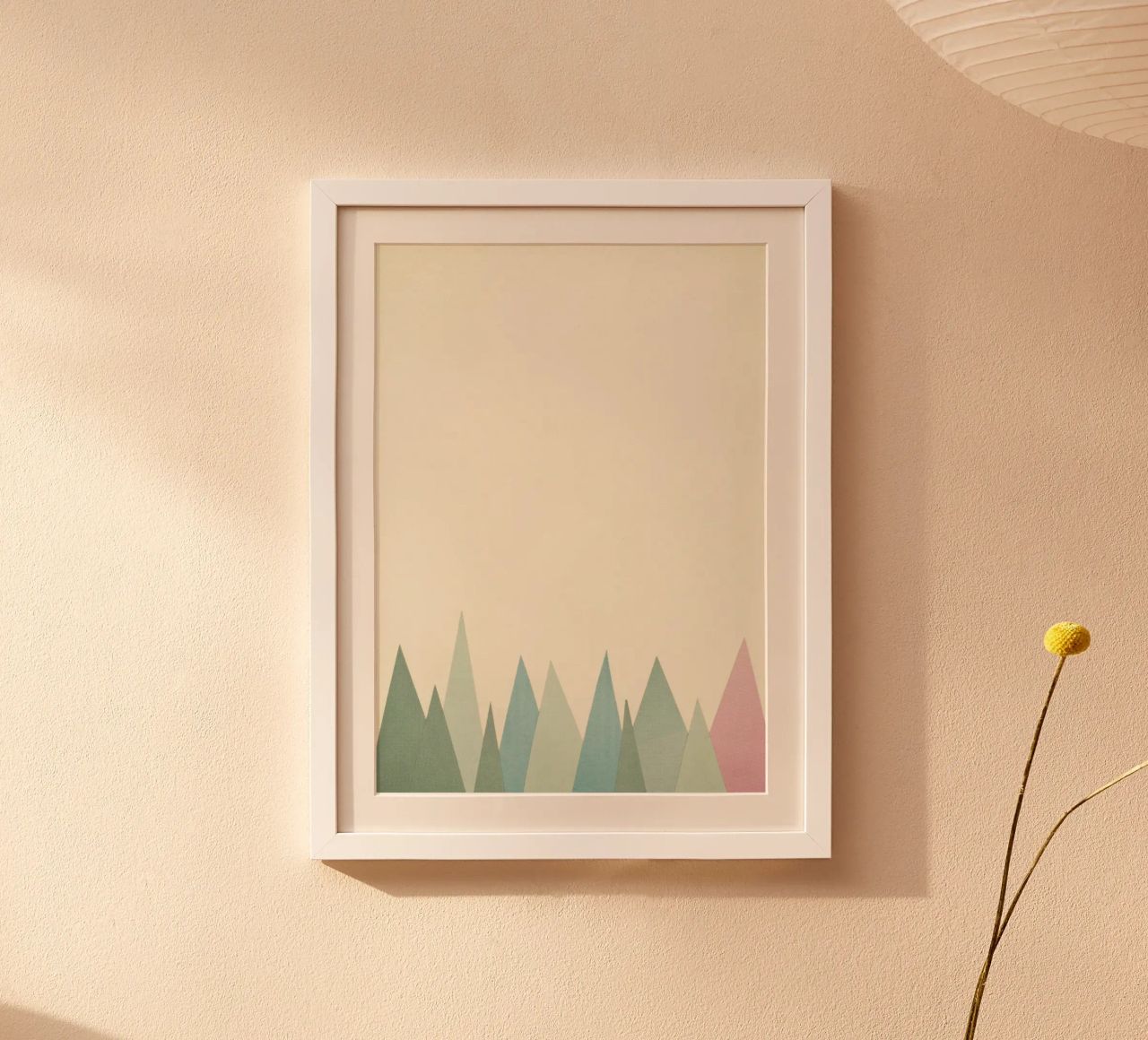 Schneebedeckte Berge Poster von Cassia Beck Collage