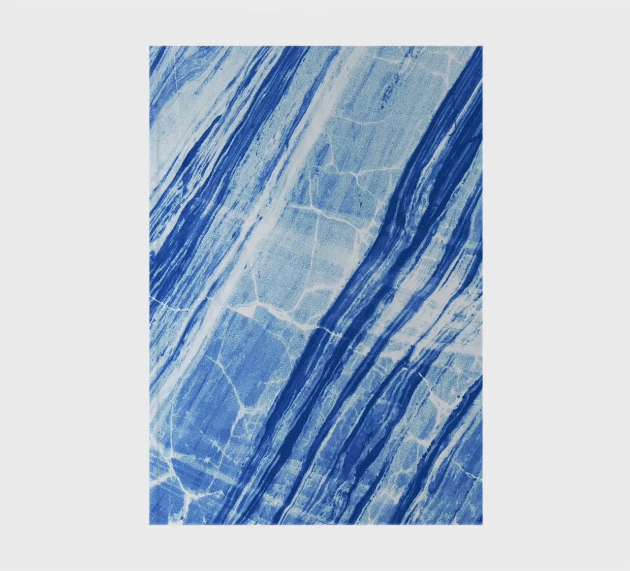 Abstract Marble Denim Blue notebook by SilverPegasus
