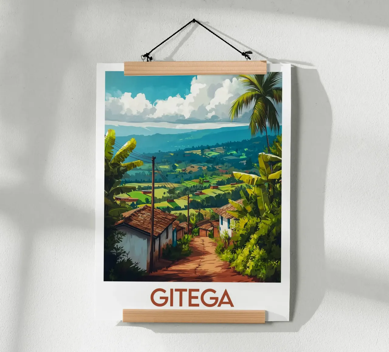 Affiche Gitega poster da Frame the World