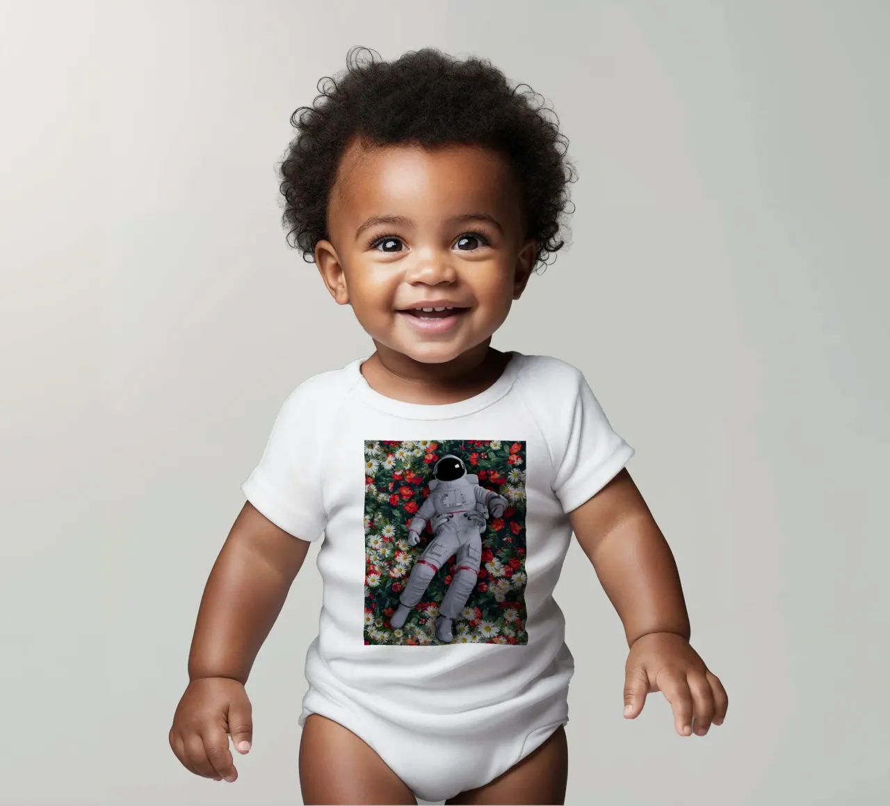 Un astronauta nel mio giardino body neonato maniche corte da 🎁 ARTVI-SHOP