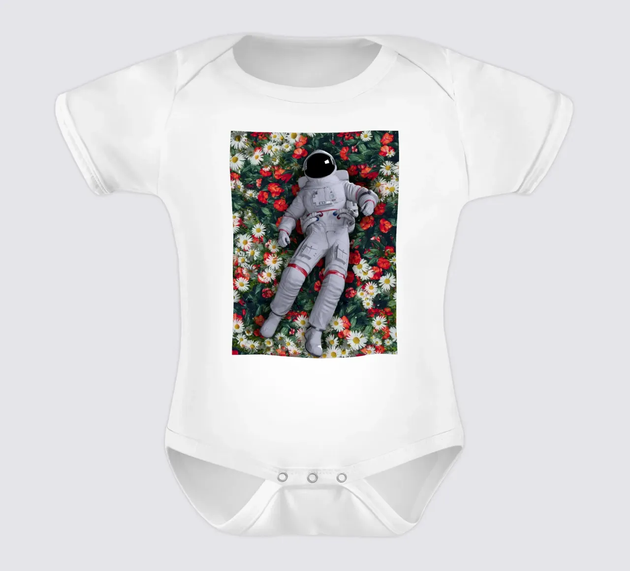 Un astronauta nel mio giardino body neonato maniche corte da 🎁 ARTVI-SHOP