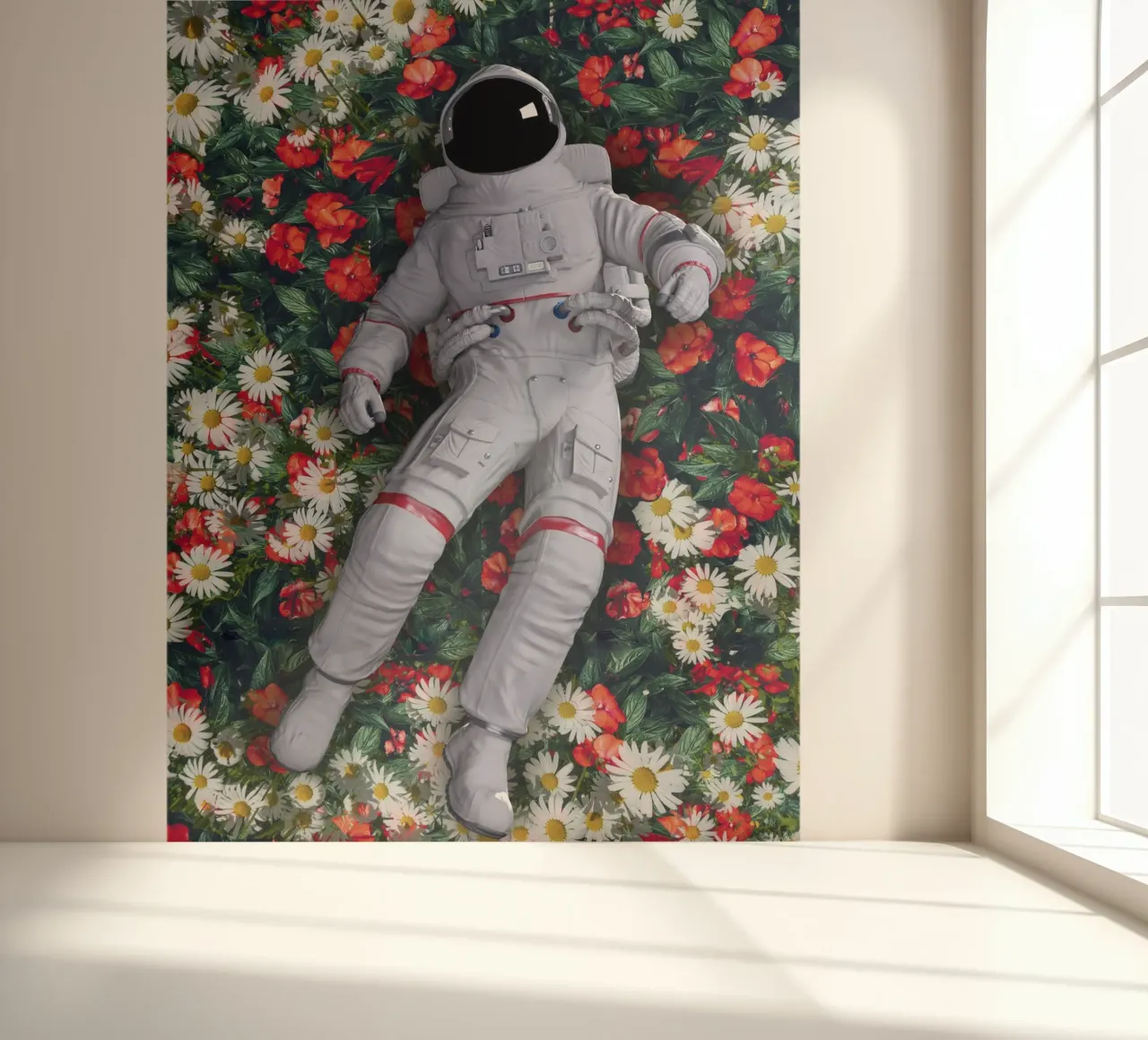 An astronaut in my garden photo wallpaper by 🎁 ARTVI-SHOP