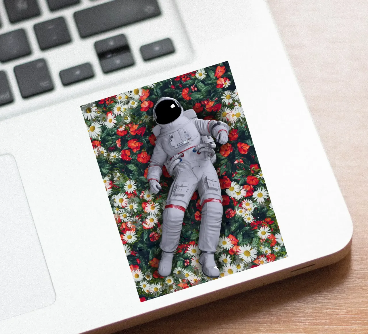 An astronaut in my garden sticker by 🎁 ARTVI-SHOP