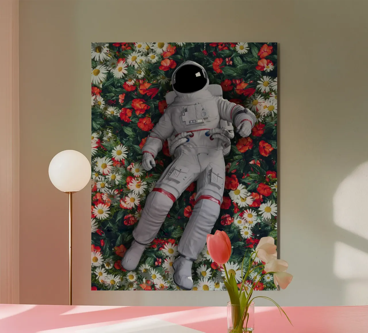 An astronaut in my garden forex plate by 🎁 ARTVI-SHOP