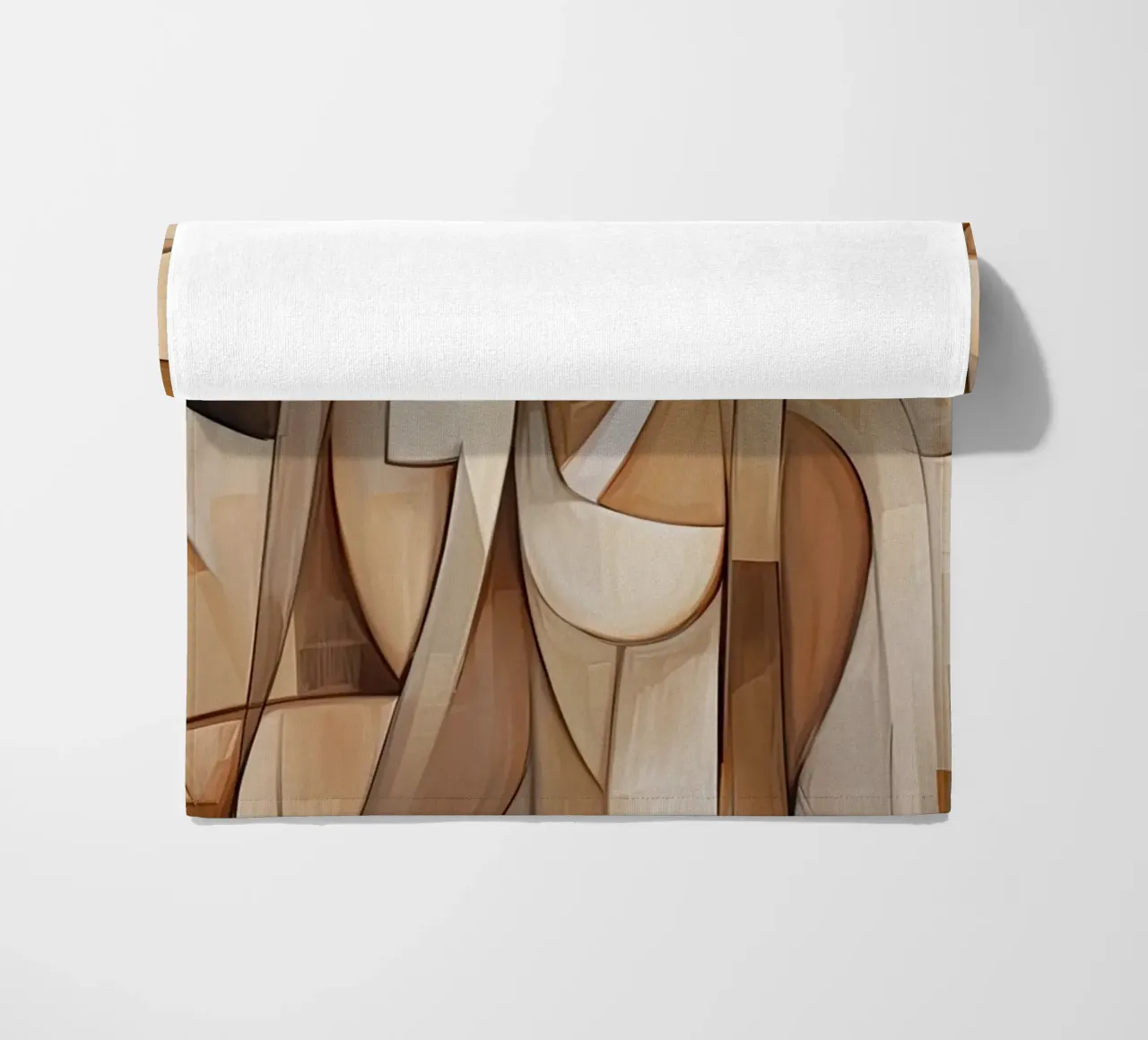 Abstract people beach towel by Imagine