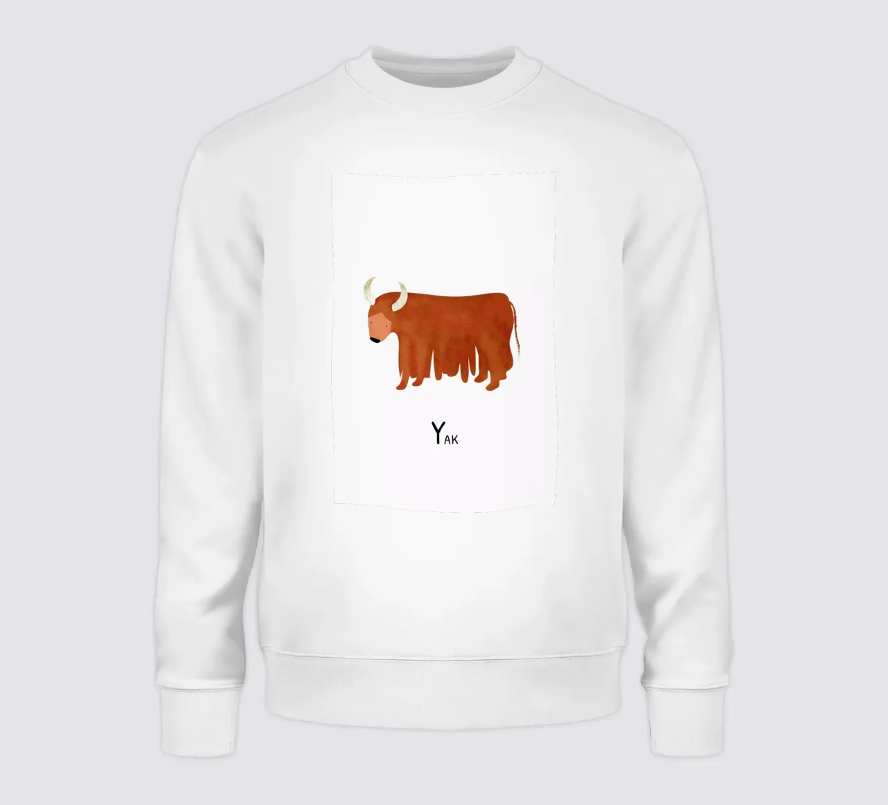 Yak sweatshirt van Little Flourishes