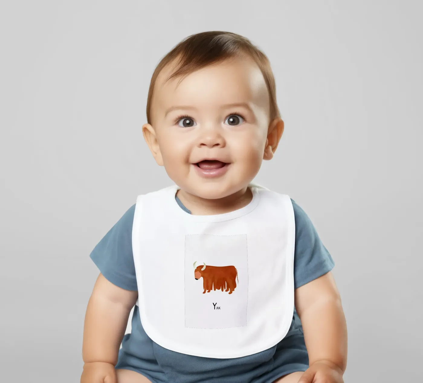 Yak baby slabbetje van Little Flourishes