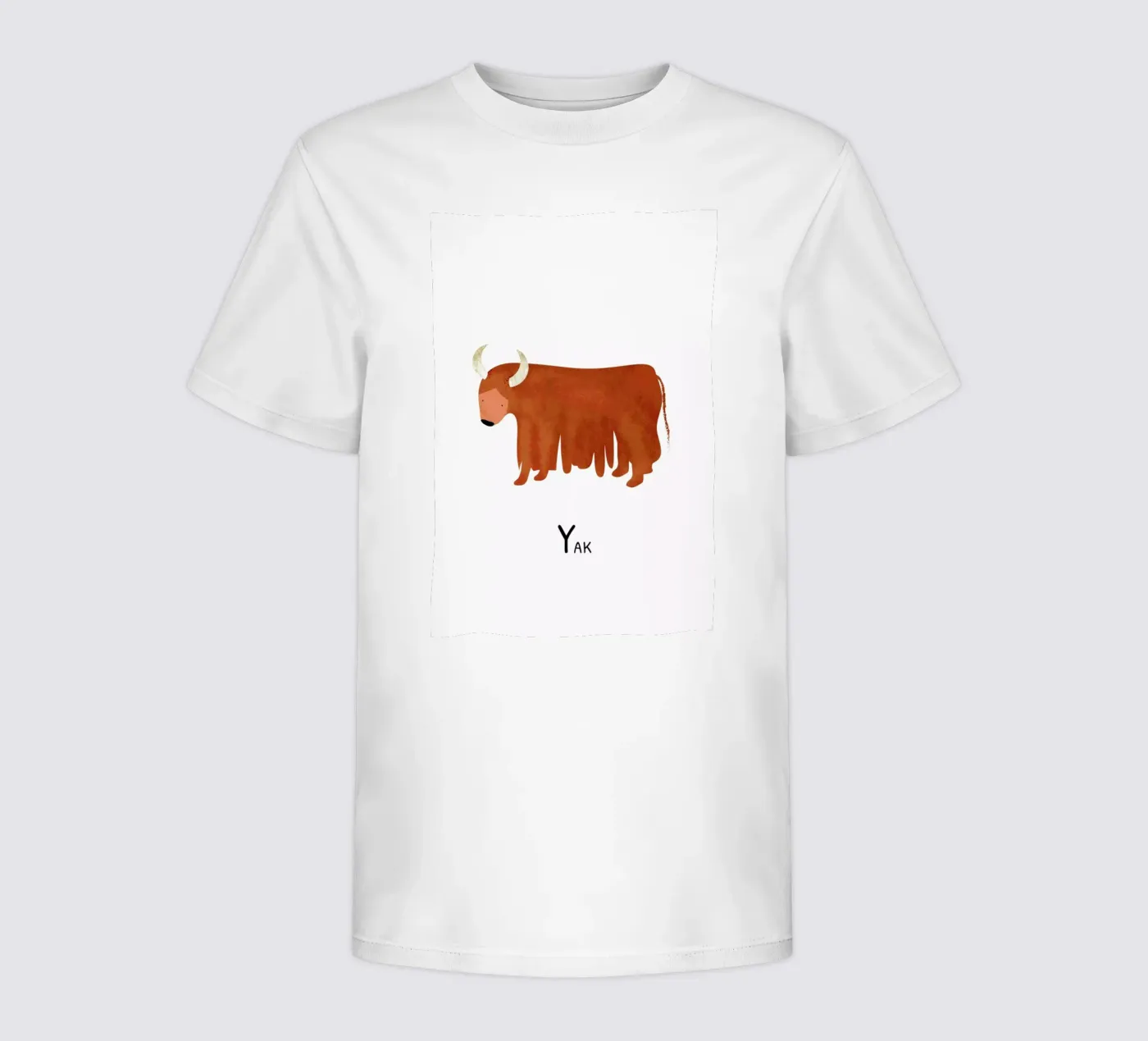 Yak t-shirt bambini da Little Flourishes