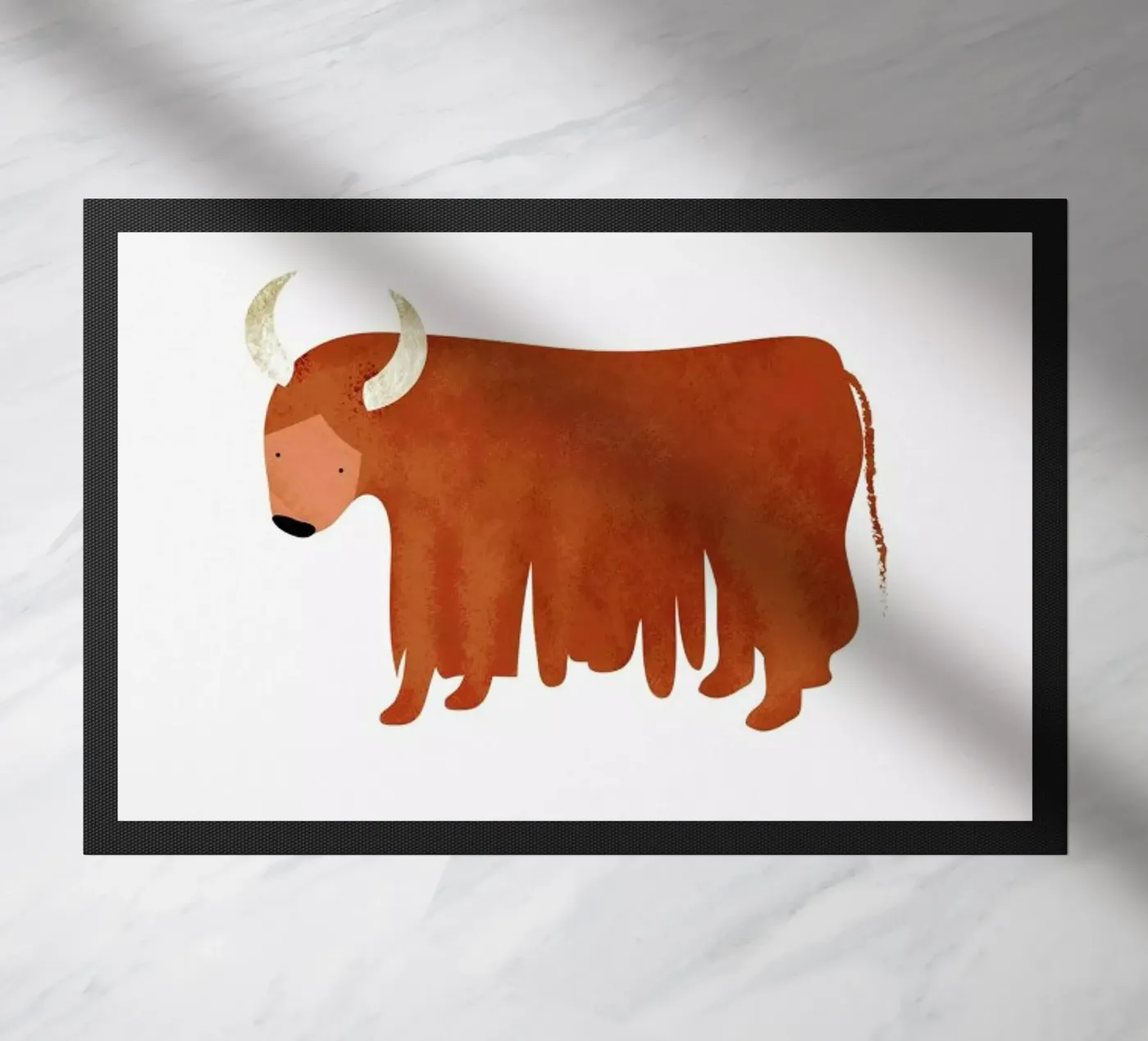 Yak doormat by Little Flourishes