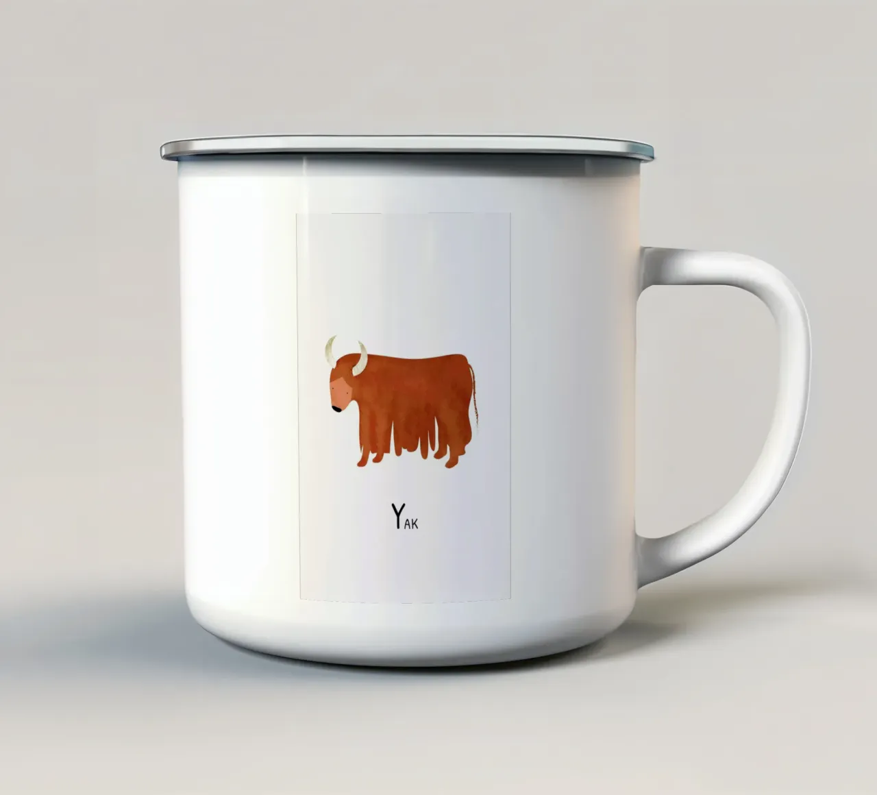 Yak emaille mok van Little Flourishes
