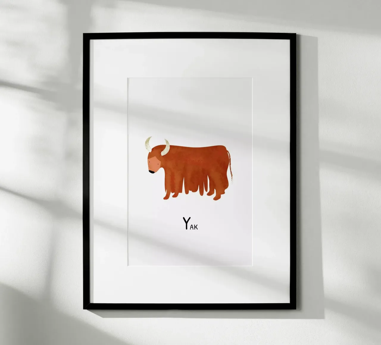 Yak poster da Little Flourishes