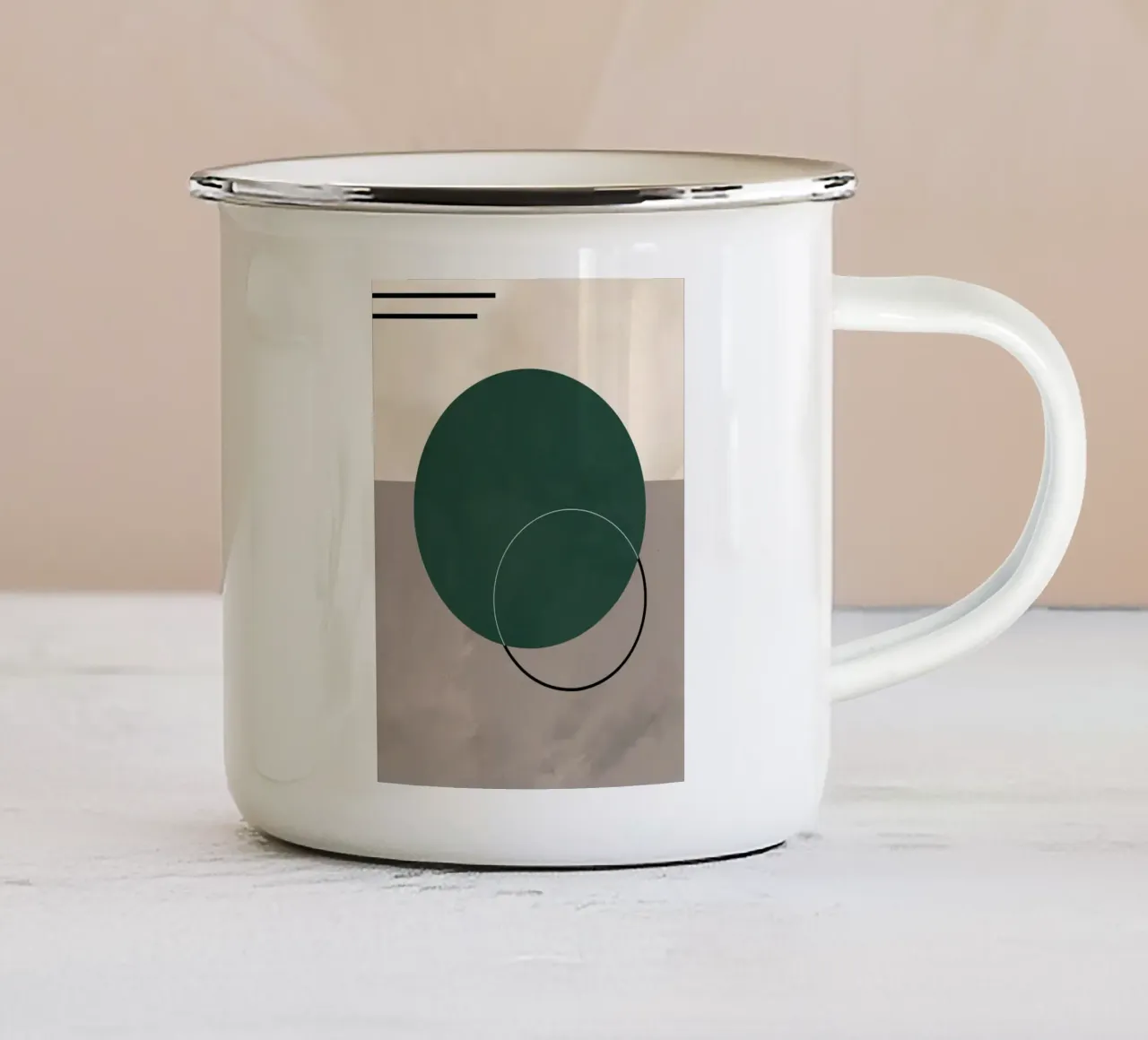 Arte minimalista XXVI tazza in smalto da 🎁 ARTVI-SHOP