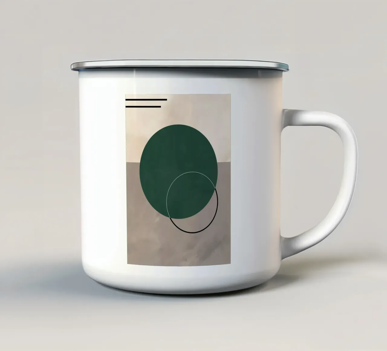 Arte minimalista XXVI tazza in smalto da 🎁 ARTVI-SHOP