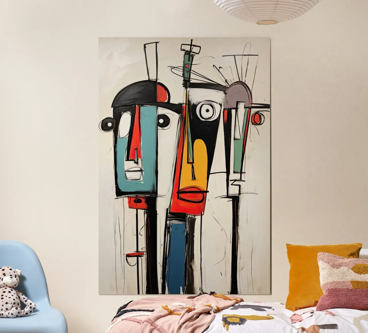 Espressionismo astratto poster con telaio in plastica da Imagine