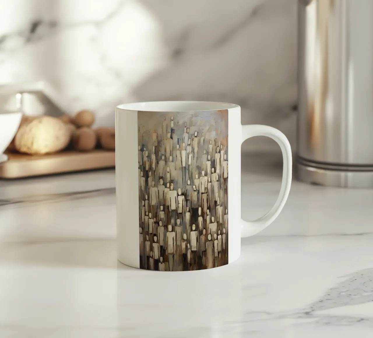 Persone astratte tazza in ceramica da Imagine