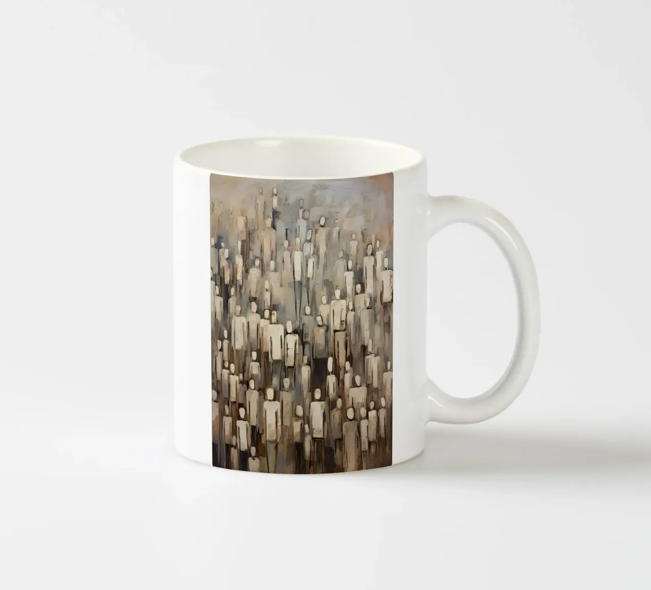 Persone astratte tazza in ceramica da Imagine