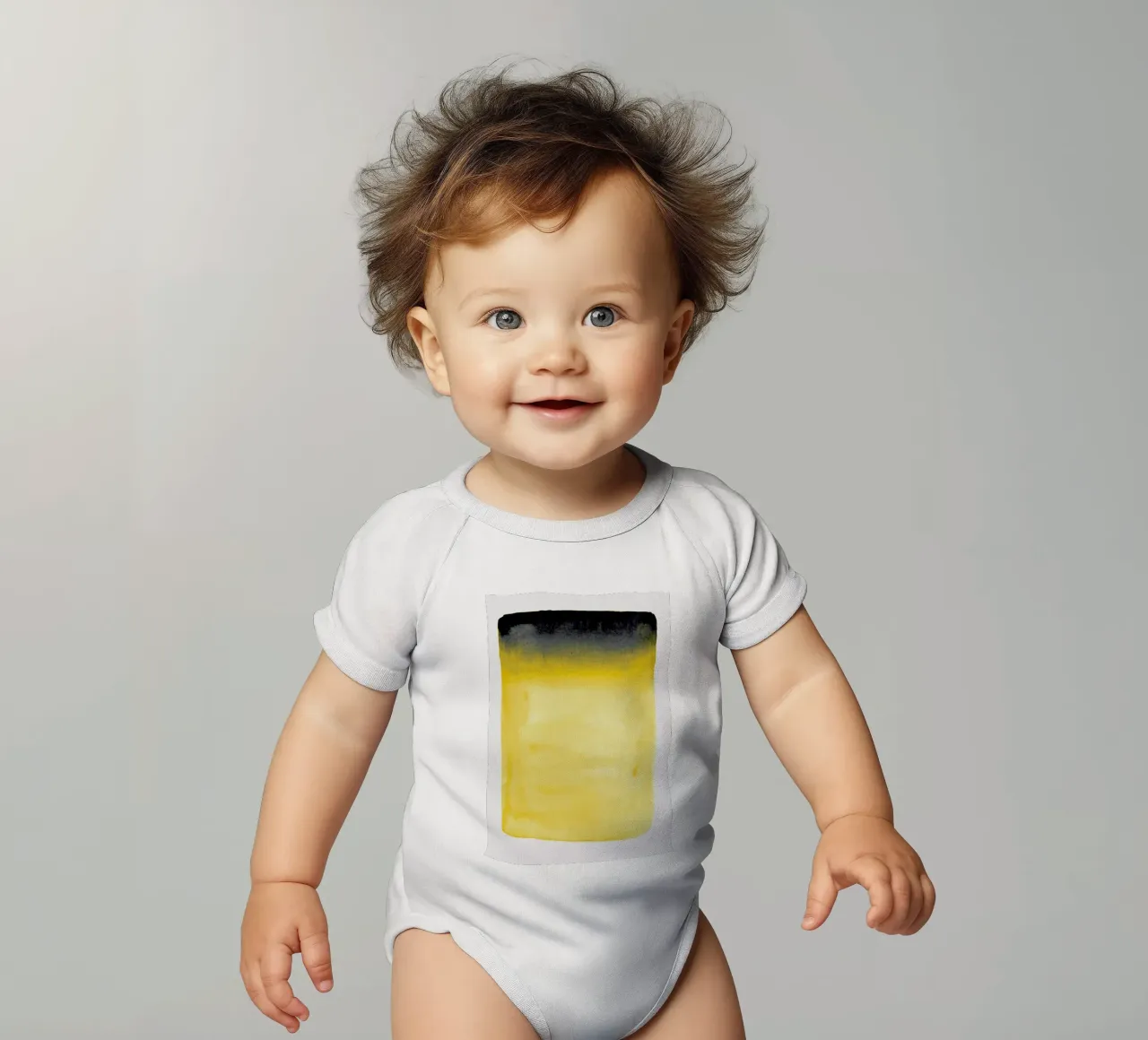 Glow in the Dark body neonato maniche corte da Pure