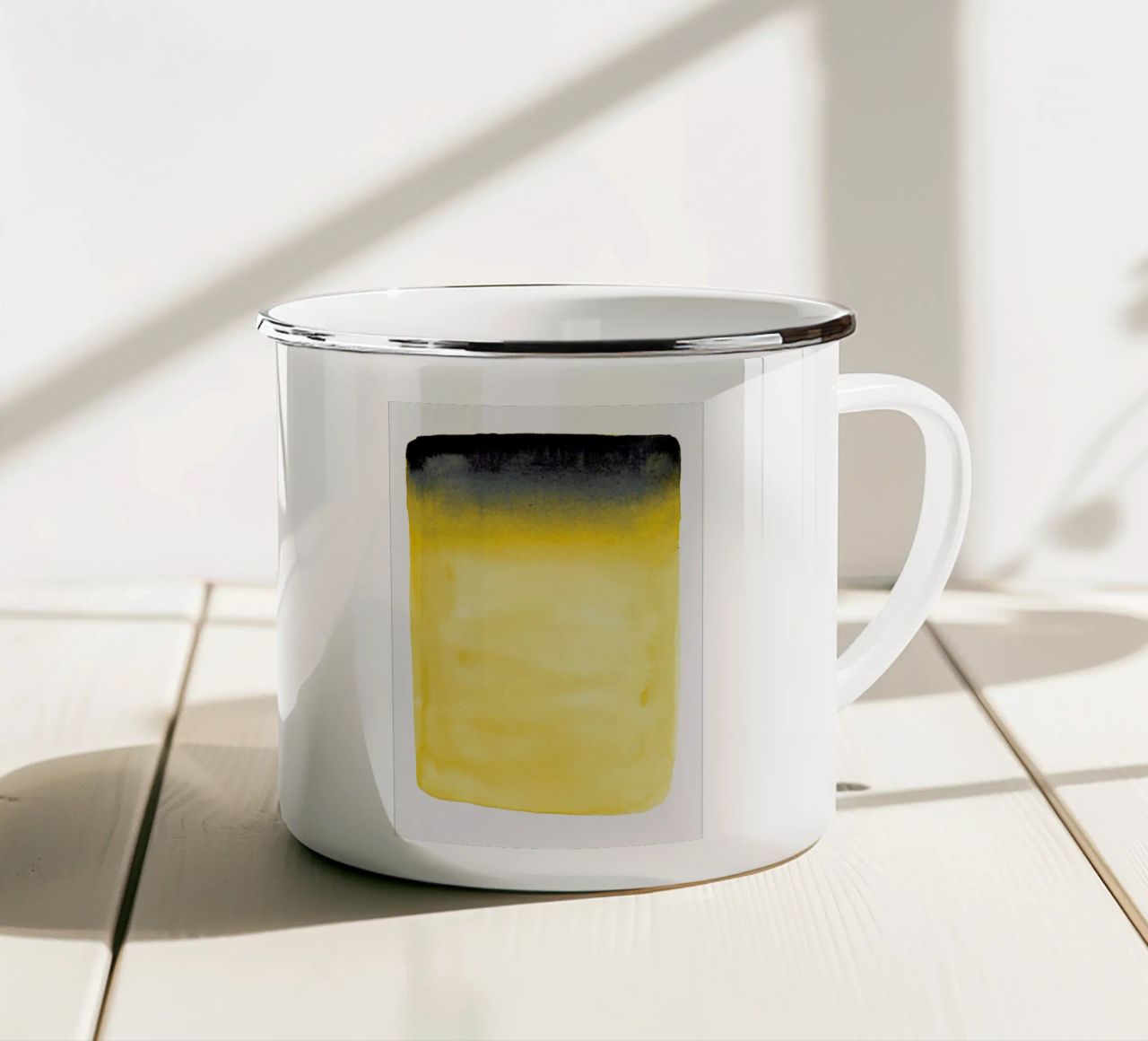Glow in the Dark Emaille Tasse von Pure