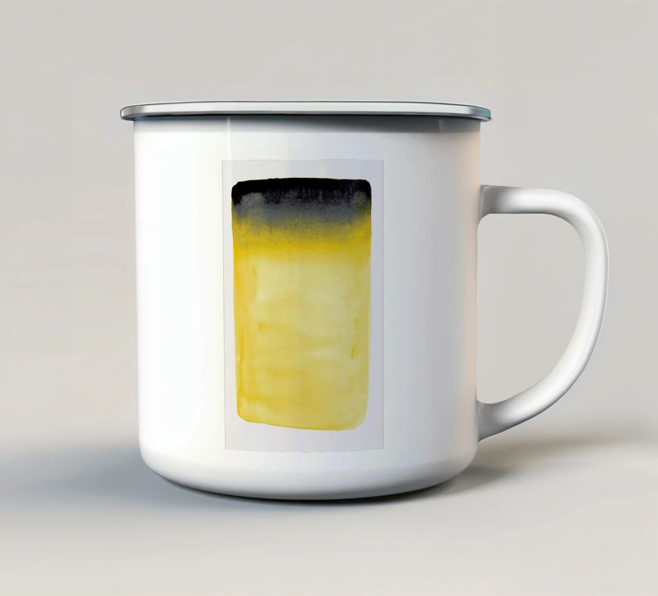 Glow in the Dark Emaille Tasse von Pure
