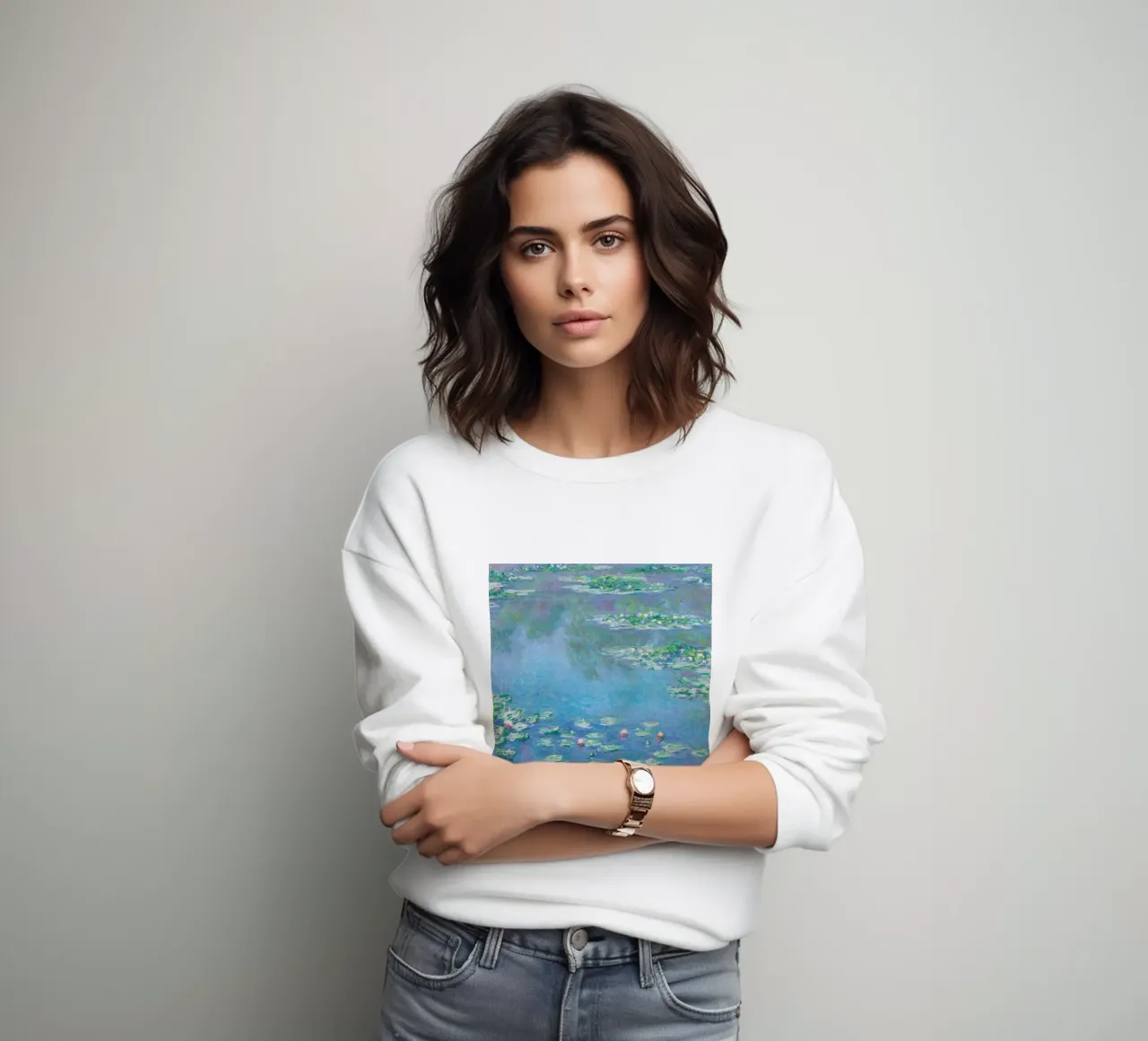 Le ninfee di Claude Monet felpa da Monet Art Prints