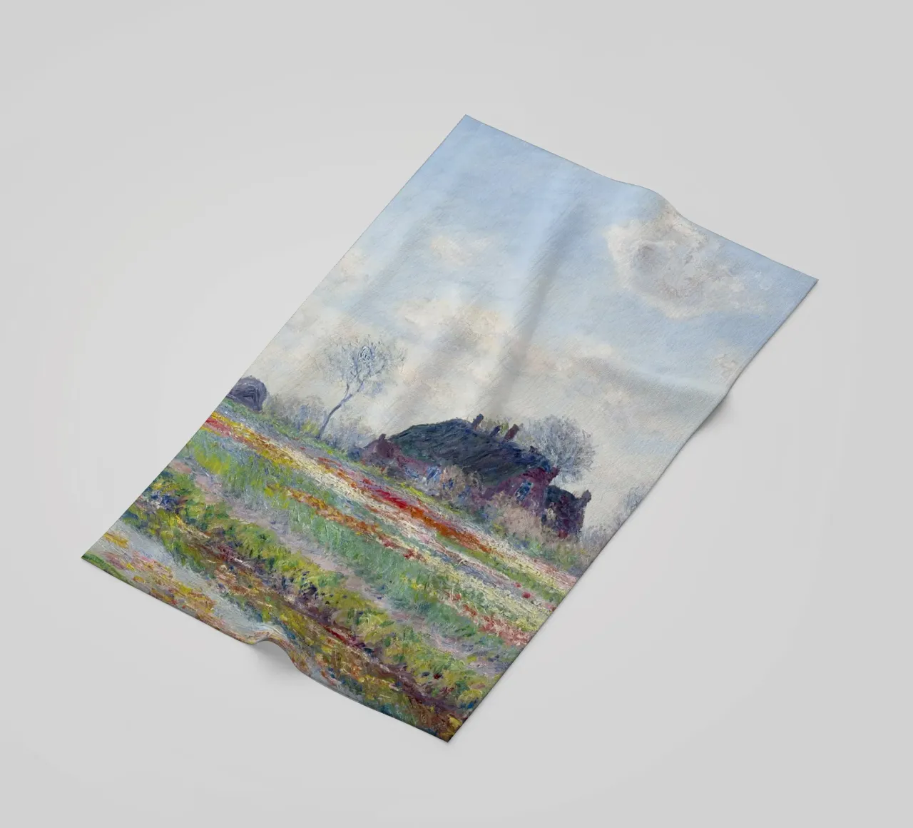 Claude Monet’s Tulip Fields at Sassenheim (1886) telo mare da Monet Art Prints