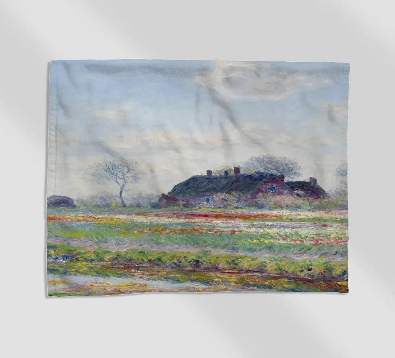 Claude Monet’s Tulip Fields at Sassenheim (1886) telo mare da Monet Art Prints