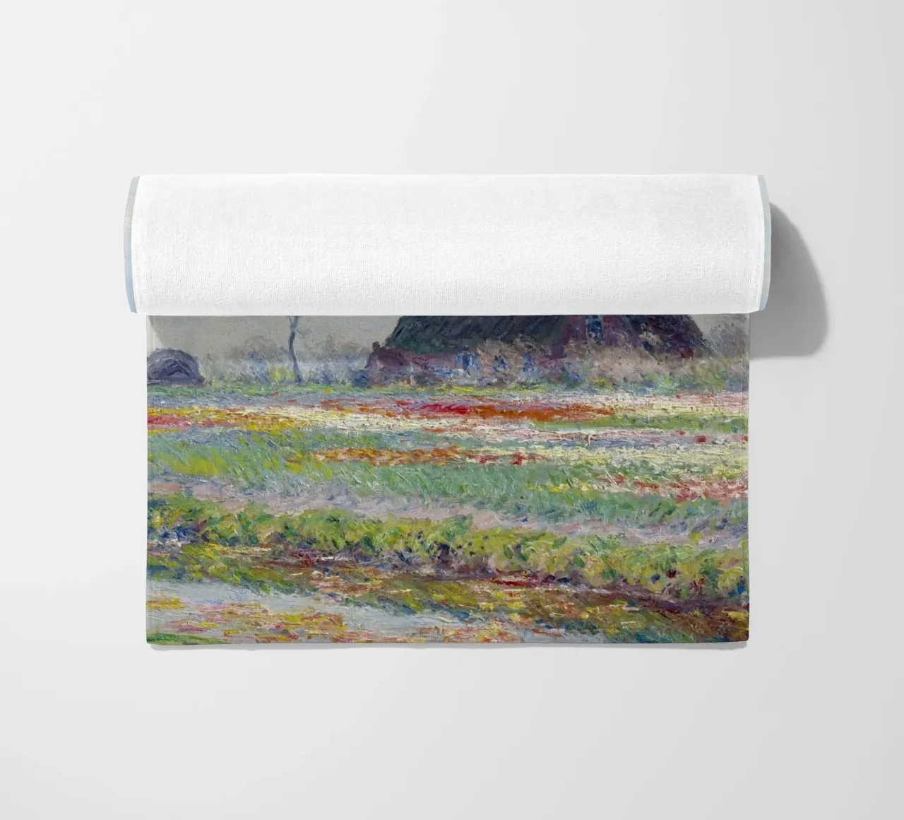 Claude Monet’s Tulip Fields at Sassenheim (1886) telo mare da Monet Art Prints