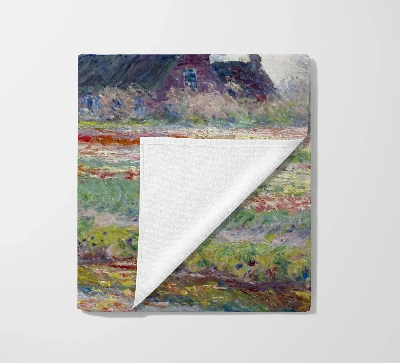 Claude Monet’s Tulip Fields at Sassenheim (1886) telo mare da Monet Art Prints