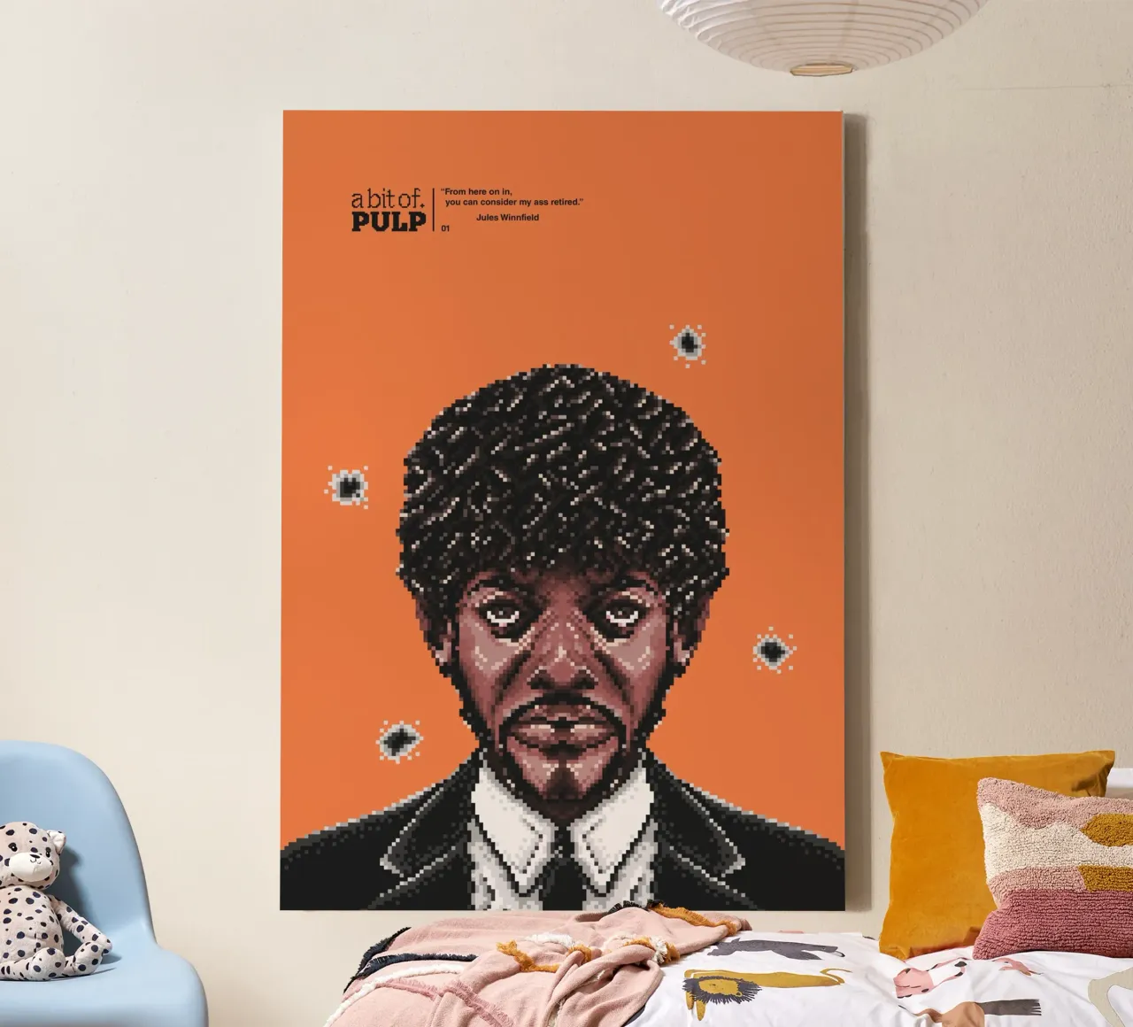 a bit of PULP 01 - JULES tela da luca.