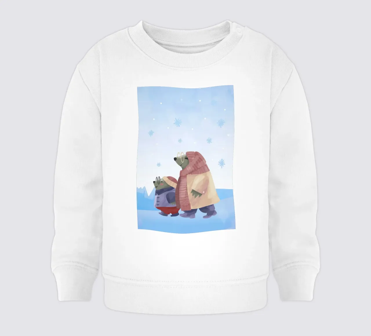orsi invernali felpa neonato da ARTVI-SHOP