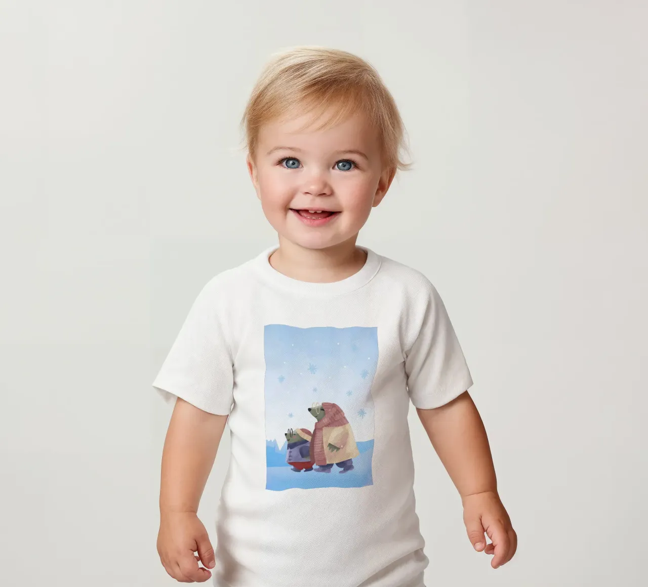 winter bears baby t-shirt by 🎁 ARTVI-SHOP