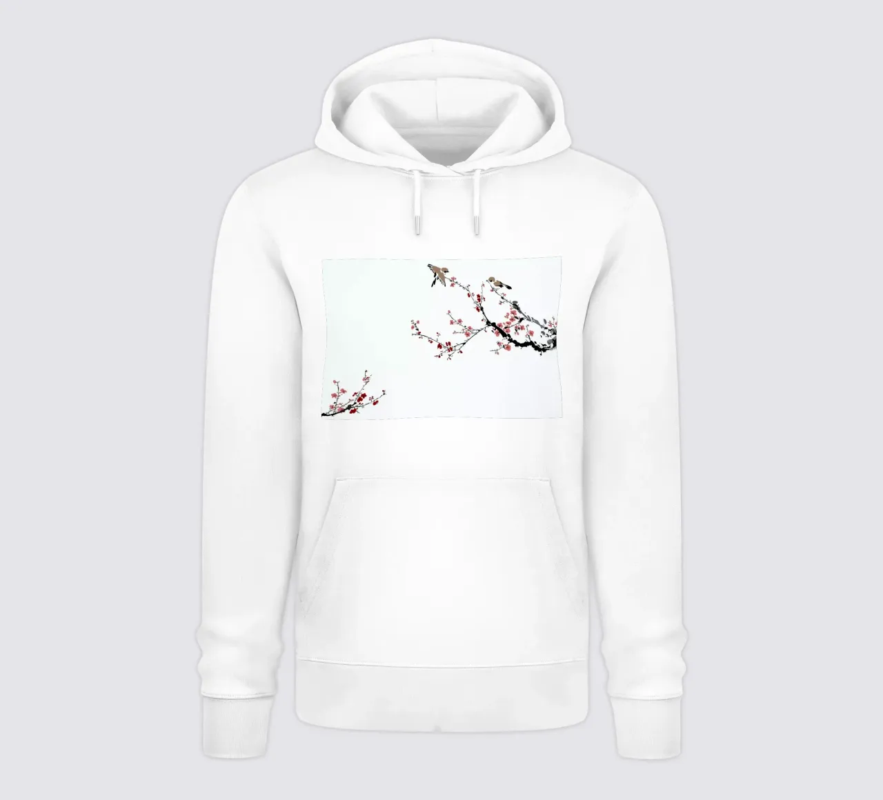 Jays & Sakura II felpa con cappuccio da Flora & Fauna