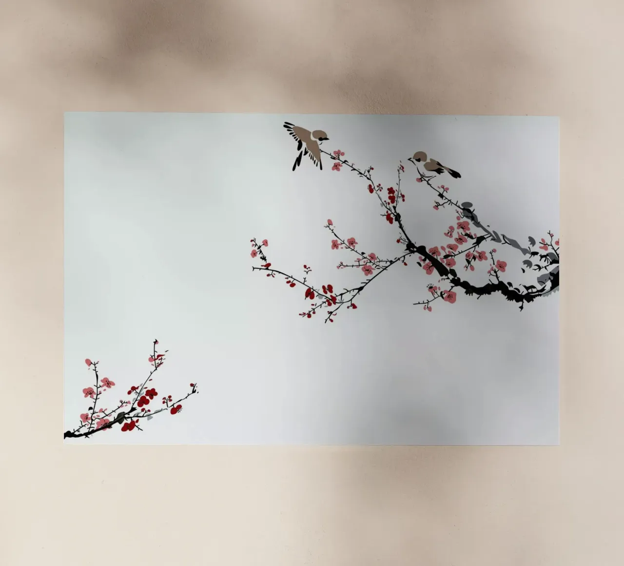 Jays & Sakura II pellicola backlit da Flora & Fauna