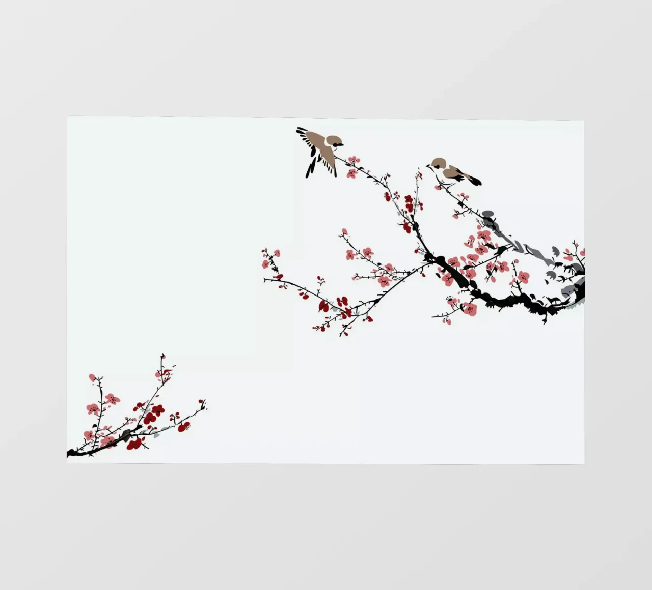 Jays & Sakura II pellicola backlit da Flora & Fauna