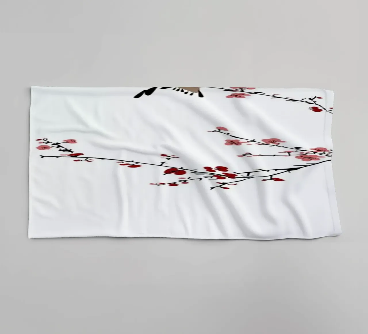 Jays & Sakura II asciugamano da bagno da Flora & Fauna