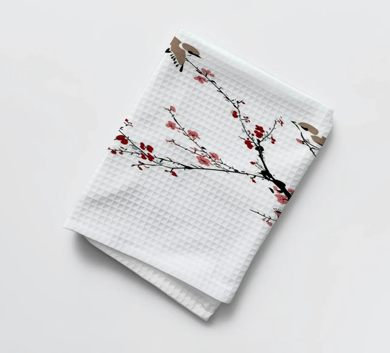 Jays & Sakura II canovaccio da cucina da Flora & Fauna