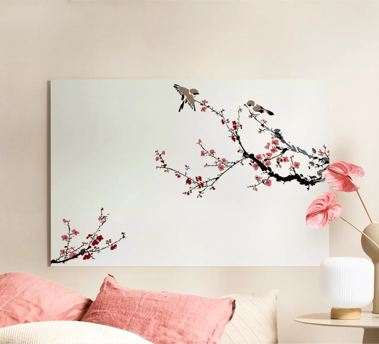 Jays & Sakura II plexiglass da Flora & Fauna