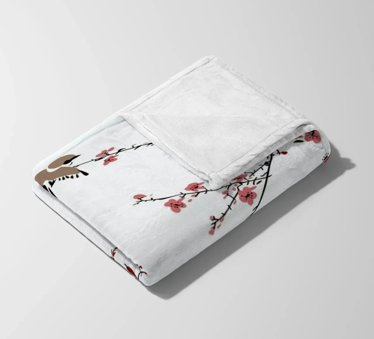 Jays & Sakura II coperta in pile da Flora & Fauna