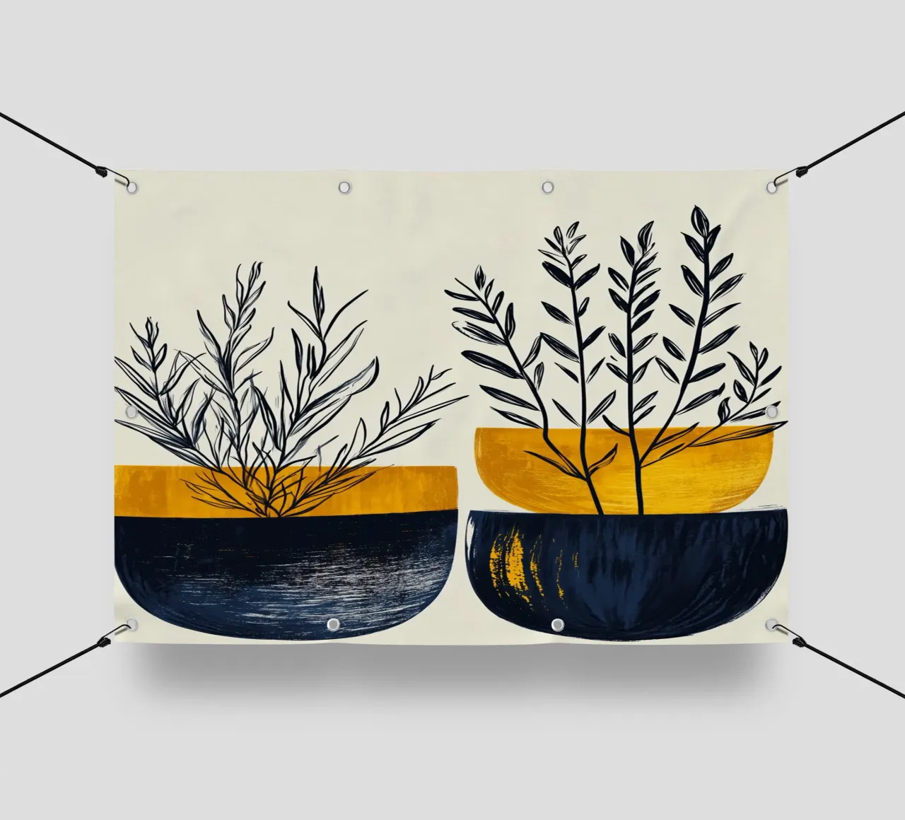 Piante in vaso telo in pvc da Justyna Jaszke JBJart