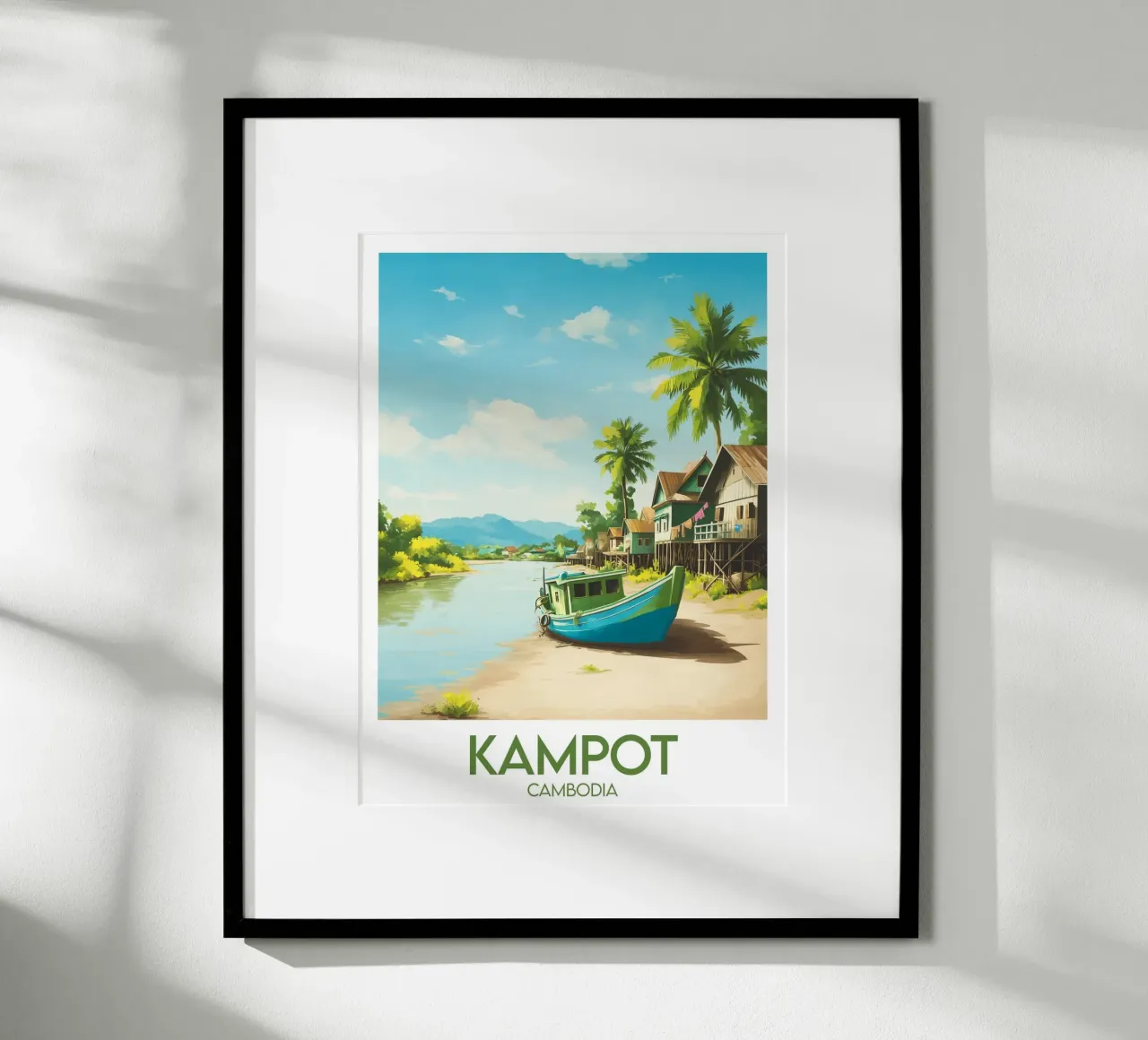 Affiche Kampot poster da Frame the World