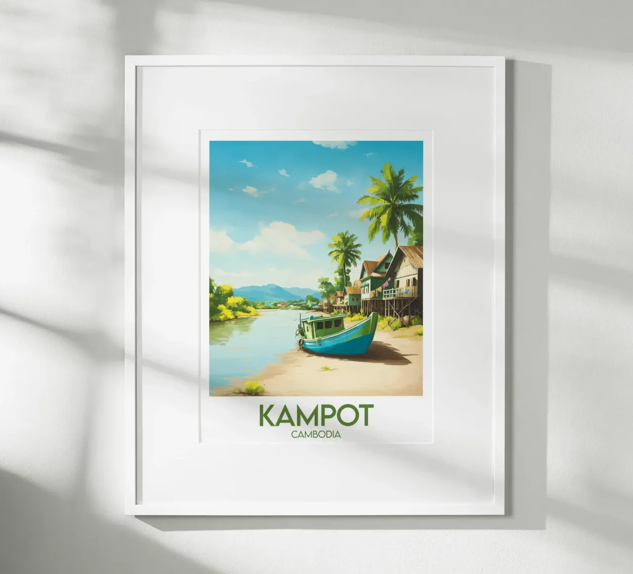 Affiche Kampot poster da Frame the World