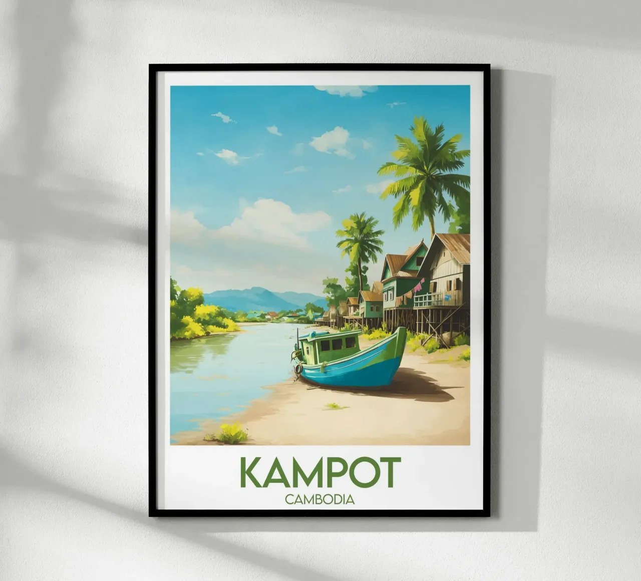 Affiche Kampot poster da Frame the World
