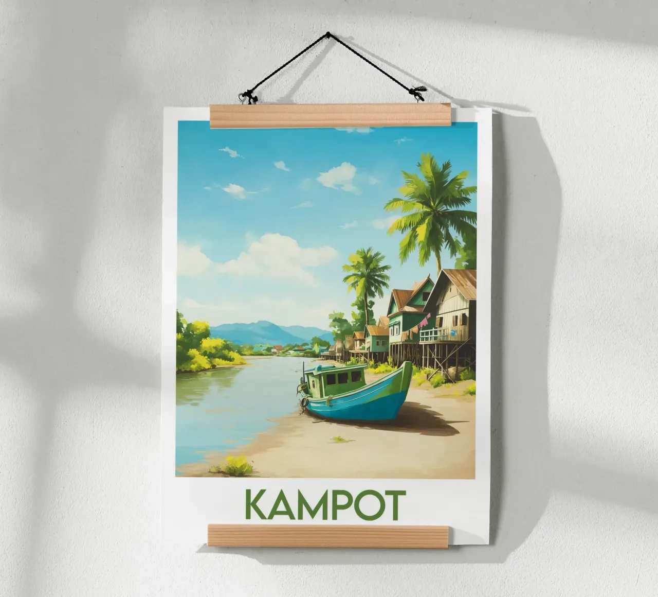 Affiche Kampot poster da Frame the World