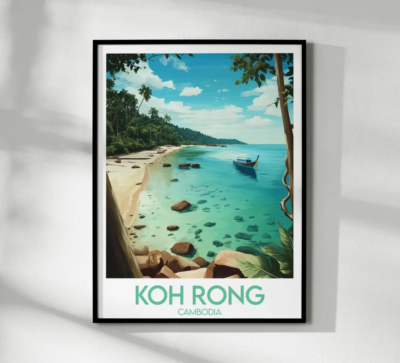Affiche Koh Rong carta hahnemühle da Frame the World